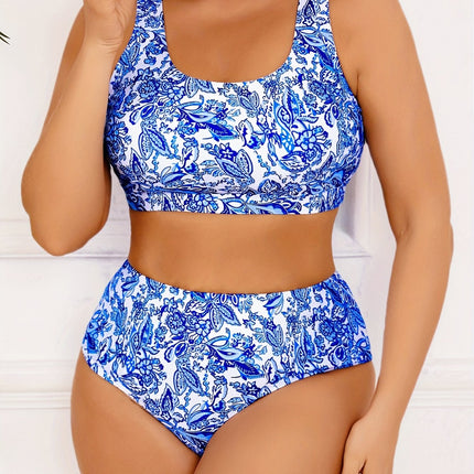 Biquíni Plus Size Floral Versátil