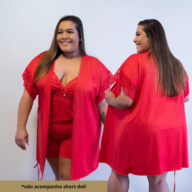 Robe Plus Size Vermelho