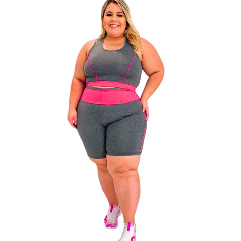 Conjunto Fitness Plus Size - Vivax Look