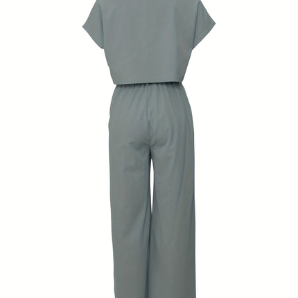 Conjunto Camisa & Calça Plus Size