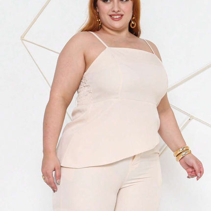 Conjunto Assimétrico Blusa + Short Plus Size