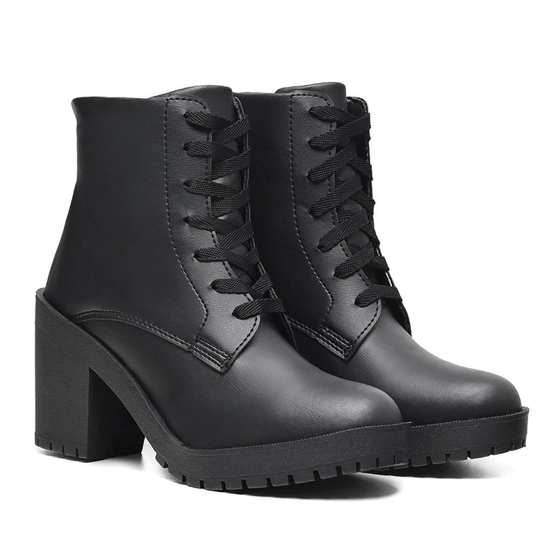 Bota Tratorada Preto Fosco