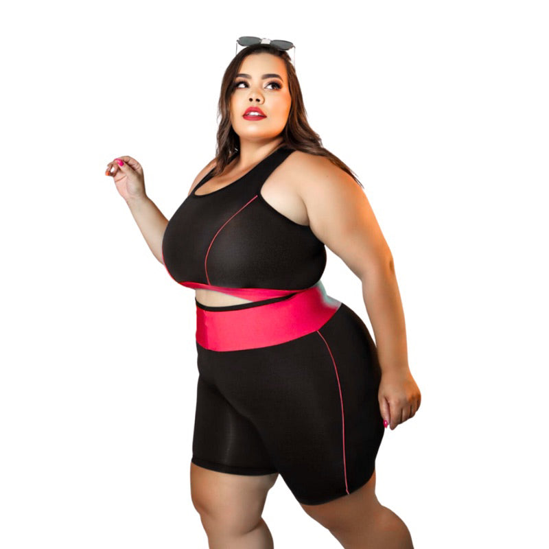 Conjunto Fitness Plus Size - Vivax Look