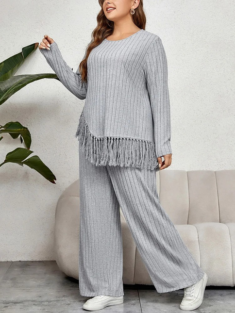 Conjunto Plus Size Elegância Outono