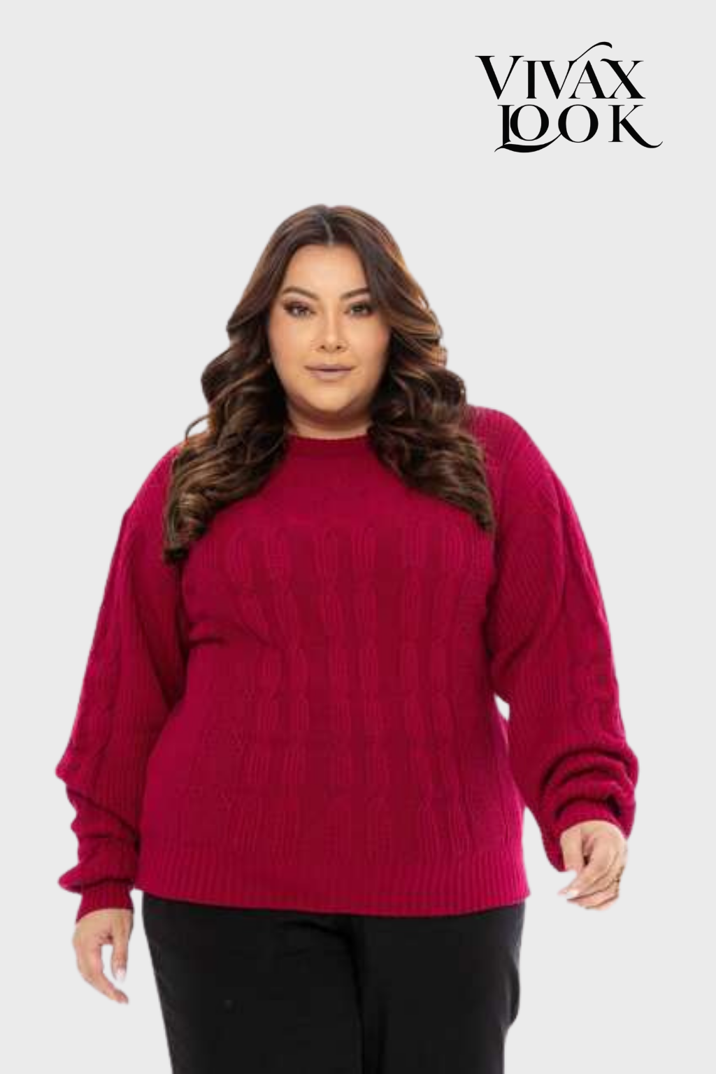Blusa Tricot Plus Size