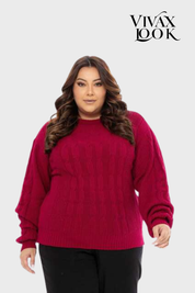 Blusa Tricot Plus Size