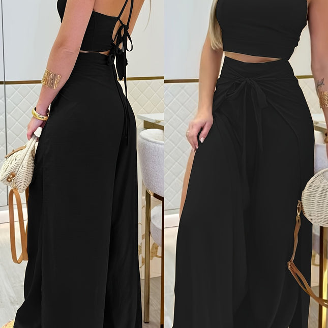 Conjunto Top e Calças 10160 Plus Size