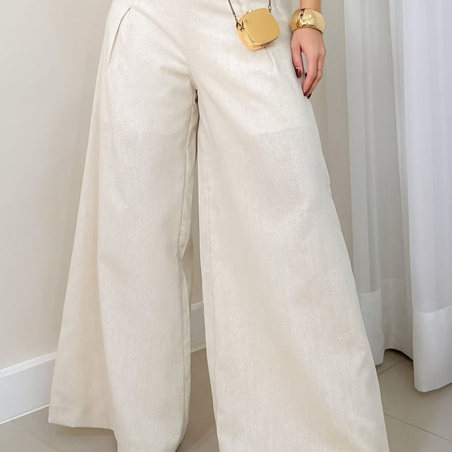 Calça Bege Elegante Plus Size