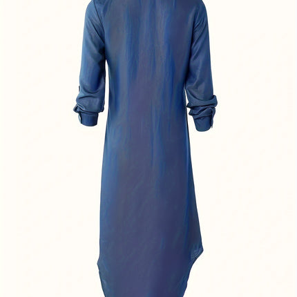 Vestido Camisa Solto Plus Size