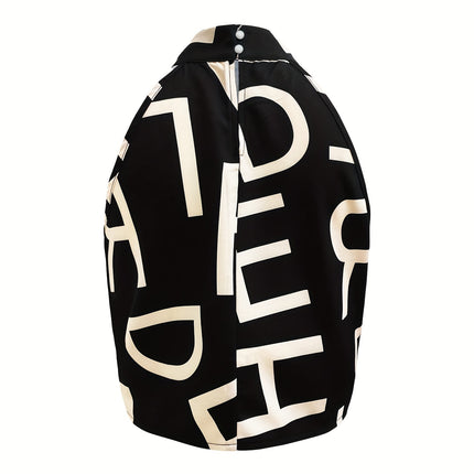 Blusa Ombro Estampada Plus Size