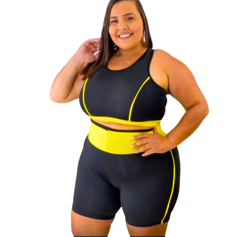 Conjunto Fitness Plus Size - Vivax Look