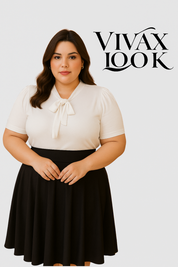 Saia Midi Gode Plus Size