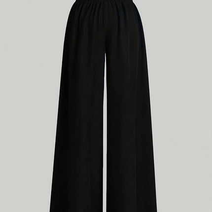 Calça Casual Elástica Plus Size