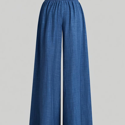 Calça Casual Elástica Plus Size