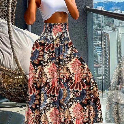 Calça Floral Boho Plus Size