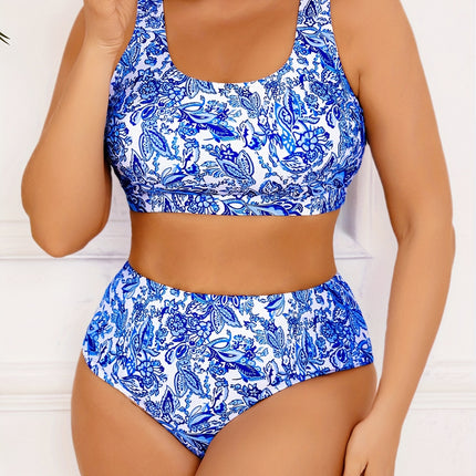 Biquíni Plus Size Floral Versátil