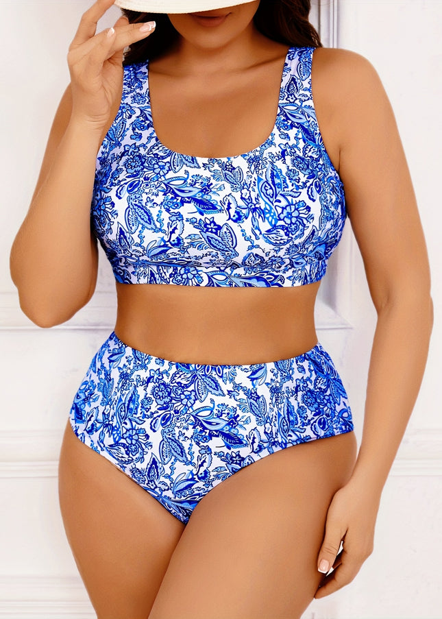 Biquíni Plus Size Floral Versátil