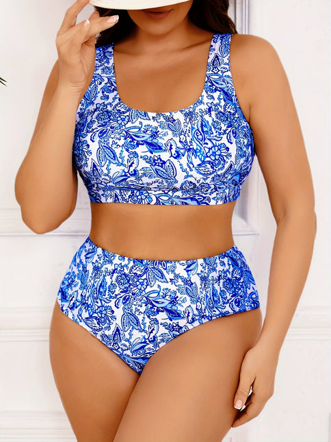 Biquíni Plus Size Floral Versátil
