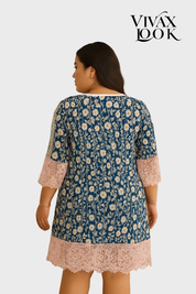 Vestido Plus Size Estilo Hip