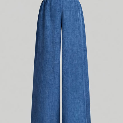 Calça Casual Elástica Plus Size