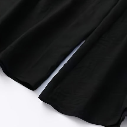 Calça Casual Elástica Plus Size