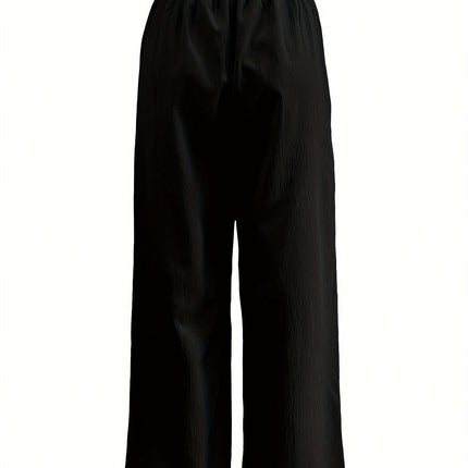 Calça Fenda Casual Plus Size