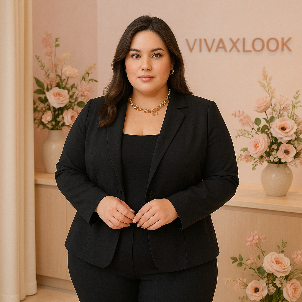 Blazer em Neopreme Plus Size: Elegância Sob Medida para Todas as Curvas