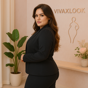 Blazer em Neopreme Plus Size: Elegância Sob Medida para Todas as Curvas