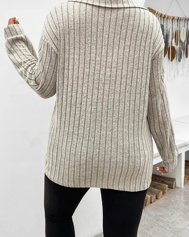 Camiseta Plus Size Gola Polo Conforto