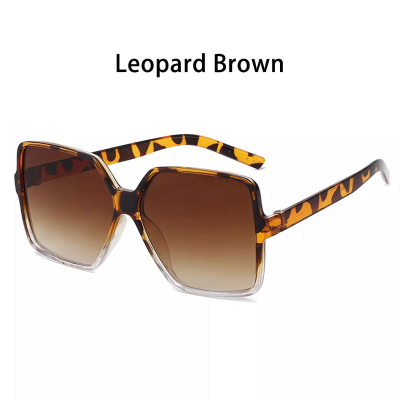 Oculos Quadrado Mirella Leopardo Marrom - Vivax Look