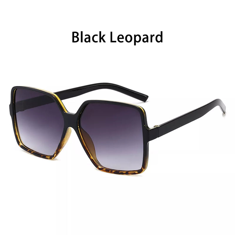 Oculos Quadrado Mirella Preto Leopardo - Vivax Look