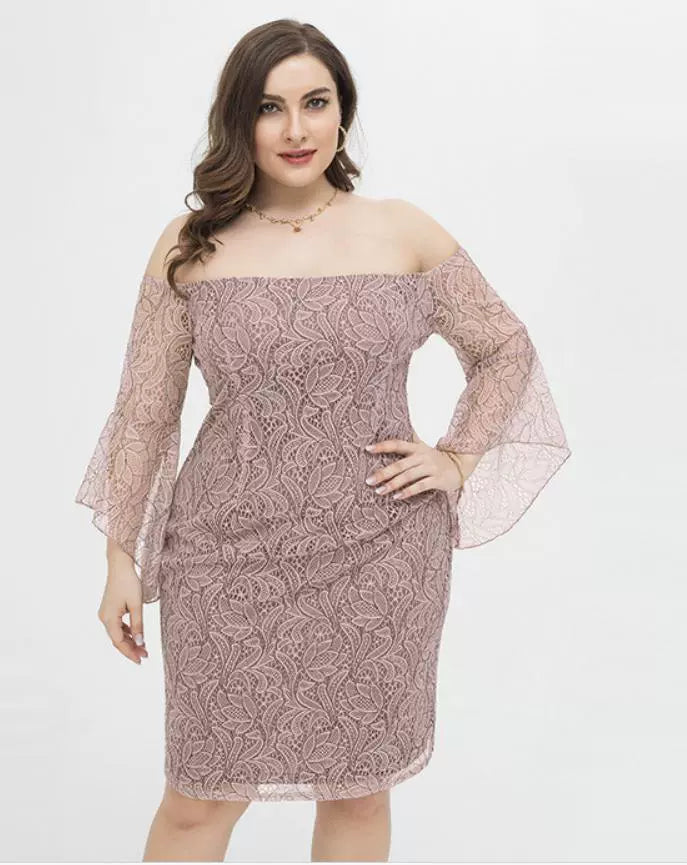 47856283451694|47856283484462|47856283517230|47856283549998Vestido Liz Plus Size Rosa - Vivax Look