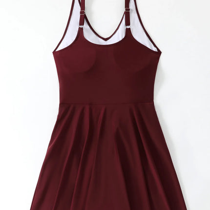 2025 sexy feminino verão vestido de natação sem mangas com decote em v lado amarrar macacão banho monokini maiô 4xl plus size biquíni
