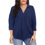 Camisa Plus Size Chiffon