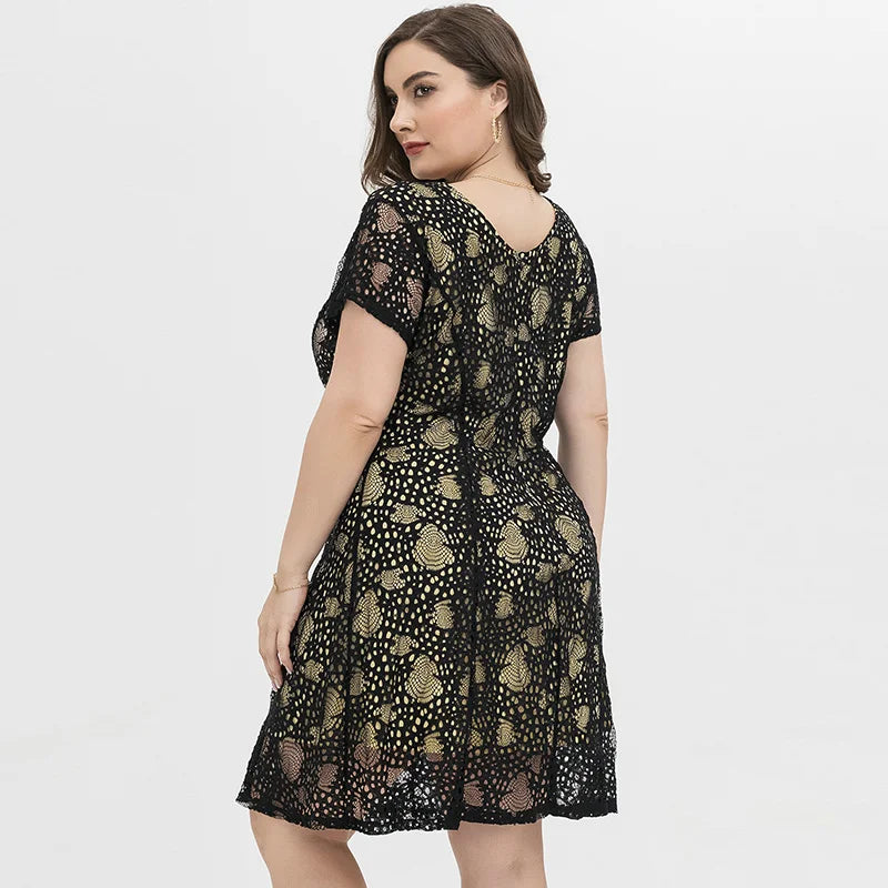 Vestido Andressa Plus Size Amarelo - Vivax Look