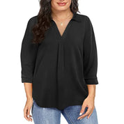Camisa Plus Size Chiffon