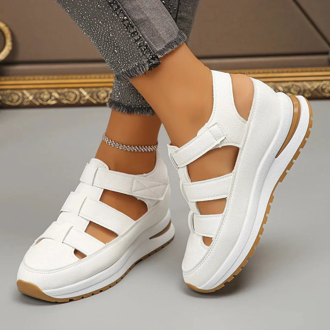 Plataforma Romana com Velcro e Design Respirável