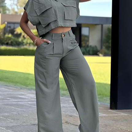 Conjunto Camisa & Calça Plus Size