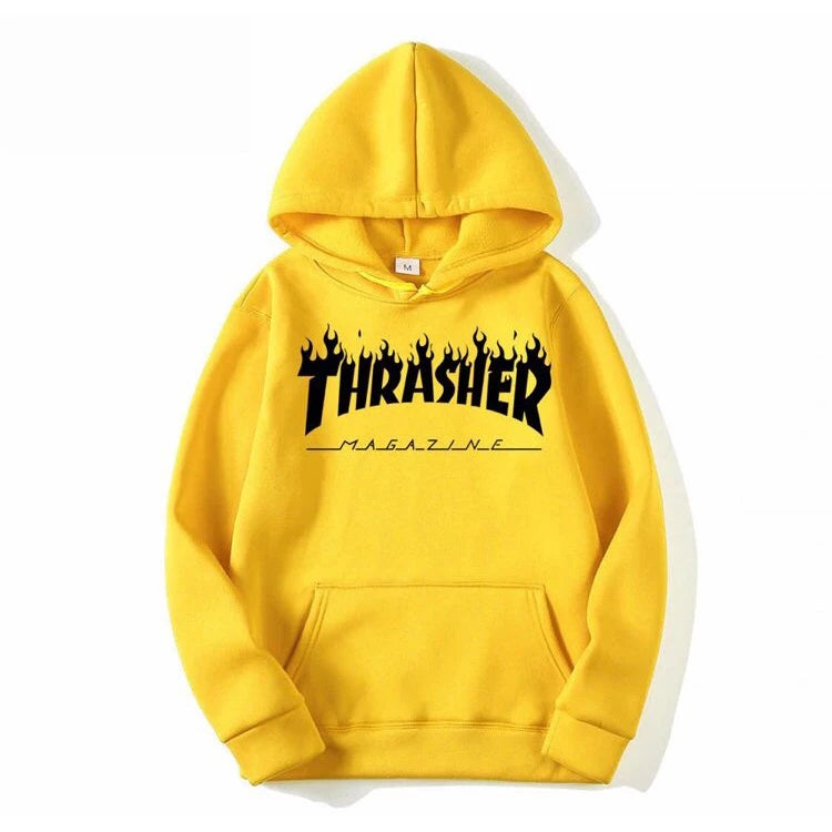 Moletom Thrasher Canguru com Capuz e Bolso