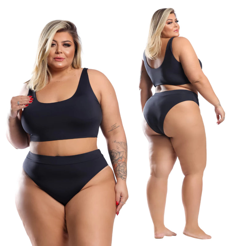 Biquini Hot Pants Plus Size - Vivax Look