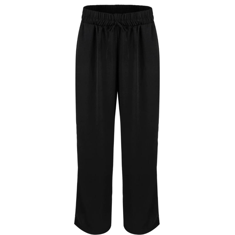 Calça Pantalona Plus Size Preta - Vivax Look