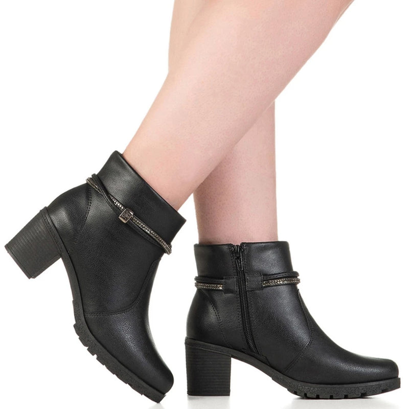 Bota Feminina Salto Grosso - Vivax Look