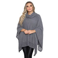 Poncho Tricô Gola Alta - Vivax Look