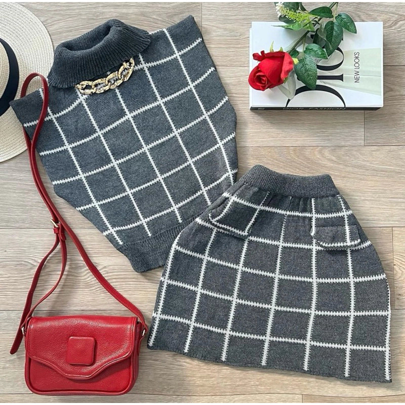 Conjunto Feminino Xadrez - Vivax Look