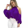 Blusa Gola Alta Violeta