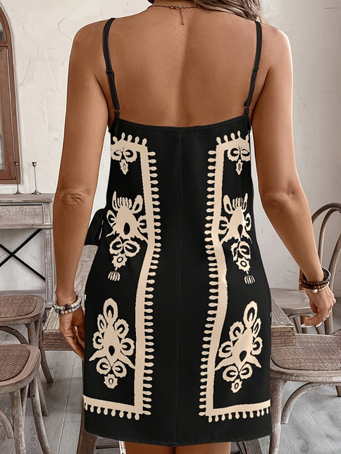 Vestido Paisley Tropical Plus Size