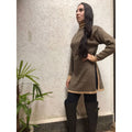 Poncho de Tricot Quadriculado - Vivax Look