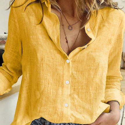 Camisa Denim Clássica Plus Size