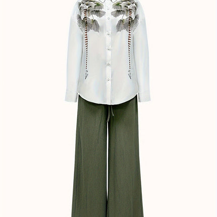 Conjunto Floral Elegante Plus Size