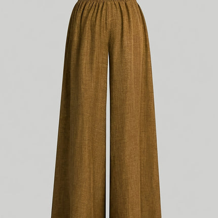 Calça Casual Elástica Plus Size